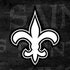 NFL New Orleans Saints Black & White Moto E5 Play Skin